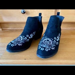 Olivia Miller Embroidered Bootie